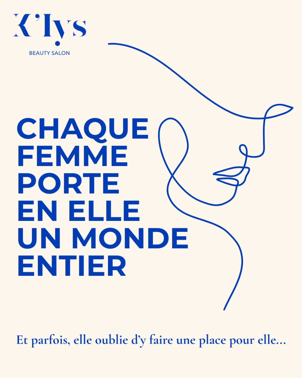 Chaque femme porte en elle un monde entier. Et parfois, elle oublie d’y faire une place pour elle…